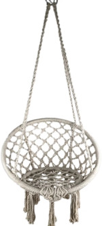 Indoor Outdoor Hammock Chair Macrame Swing,Cotton Rope Hanging Chair Swing Chairs,Baby Cradle,Pets Bed