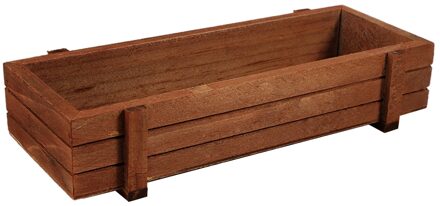 Indoor/Outdoor Houten Kruid Bloem Succulente Planter Box Thuis Tuin Rechthoek Opbergdoos Planter Box Thuis Tuin