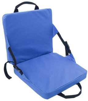 Indoor & Outdoor Klapstoel Kussen Boot Kano Kayak Seat Voor Wandelen Vissen -blauw