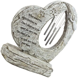 Indoor Outdoor Tuin Graf Grafsteen Huisdier Steen Gedenkteken Met Windgong