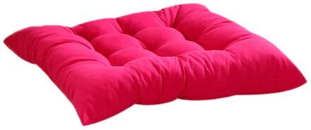 Indoor Outdoor Tuin Patio Home Kitchen Office Stoel Zitkussen Pads Sofa Zitkussen Billen Kussen Pads 40X40cm # T2 roze