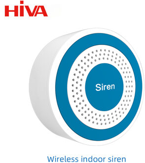 Indoor Strobe Sirene 433Mhz Licht Sirene Mini Standalone Strobe Sirene Home Security Geluid Alarmsysteem Met Pir Deur Sensor Rood