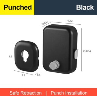 Indoor Telescopische Hanger Telescopische Waslijn Onzichtbare Drogen Waslijn Rack zwart