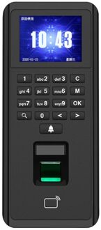 Indoor Toegangscontrole En Tijdregistratie Tcp/Ip Vingerafdruk Biometrische IP42 Kaartlezer/Toetsenbord Compatibel 1000 Gebruikers