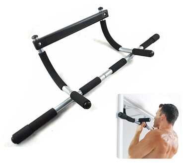 Indoor Workout Deur Frame Pull Up Bar Muur Chin Up Bar Verstelbare Training Horizontale Bar Voor Thuis Workout Fitness Apparatuur