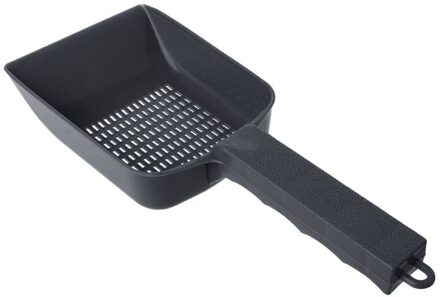 Indoor Zand Schoppen Draagbare Duurzaam Plastic Praktische Reinigen Huisdier Kattenbakvulling Schop Huisdieren Supplies grijs