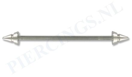 Industrial barbell gegroefde spike