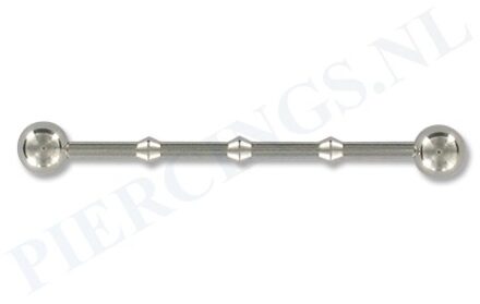 Industrial barbell met verdikkingen 32 mm