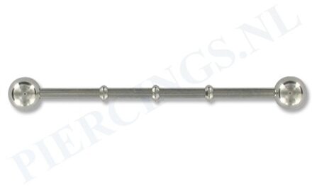Industrial barbell met verdikkingen 35 mm