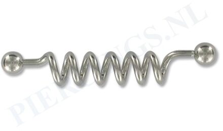 Industrial barbell spiraal