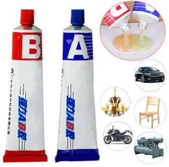 Industrial Heat Resistance Cold Weld Metal Repair Paste Metal Paste Cream 2pcs Glue Set Universal TSH Shop