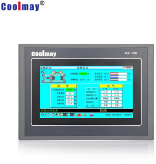 Industrial monitor 7 inch 18 transistor outputs programmable logic motor controller with high speed functions