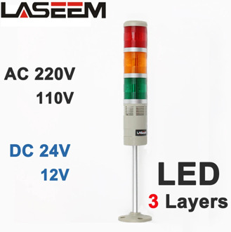 Industrial Multilayer Stack light Multi-layer LED Signal Tower Alarm caution light for machinery LTA-505 Alarm lamp 3 layer