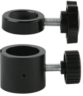 Industrial Stereo Microscope Video Camera Stand Holder Metal Pillar Bar 25mm 32mm Fixing Ring with Screw