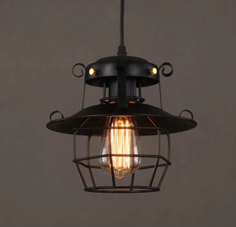 Industrial style Loft Restaurant New Chinese style chandelier retro nostalgic personality creative corridor iron lamp