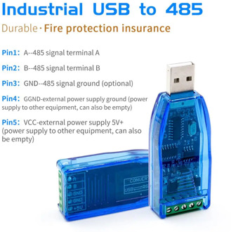 Industrial USB To RS485 Converter Upgrade Protection RS485 Converter Compatibility V2.0 Standard RS-485 A Connector Board Module