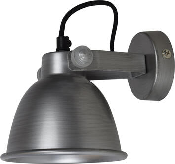 Industrial Wandlamp Zilver