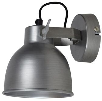 Industrial Wandlamp Zilver