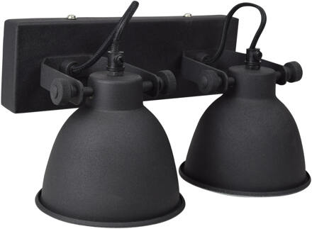 industrial Wandlamp Zwart