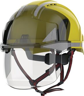 Industriekletterhelm | gelb/rauch | ABS | EN 397, EN 50365, EN 12492 | 1 stuk - AMH270-409-H00 - AMH270-409-H00