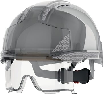 Industriekletterhelm | weiß/smoke | ABS | EN 397, EN 50365 | 1 stuk - AMB170-405-F00 - AMB170-405-F00