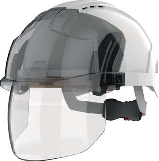Industriekletterhelm | weiß/smoke | ABS | EN 397, EN 50365 | 1 stuk - AMD170-405-F00 - AMD170-405-F00