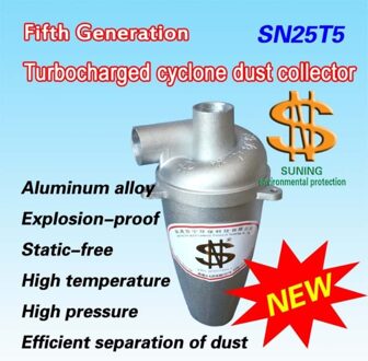 Industriële Aluminium Turbo-Opladen Cyclone Dust Filter Separator Collector Stofzuigers Cleaner Hoge Efficiëntie Duct Collector