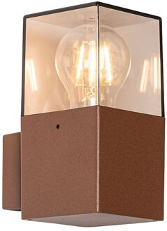 Industriële buiten wandlamp roestbruin IP44 - Denmark