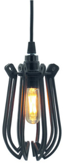 Industriele hanglamp 003 Drup zwart