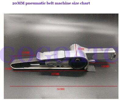 Industriële Pneumatische Riem Machine 10Mm Pneumatische Slijpmachine Riem Machine Polijstmachine 20mm
