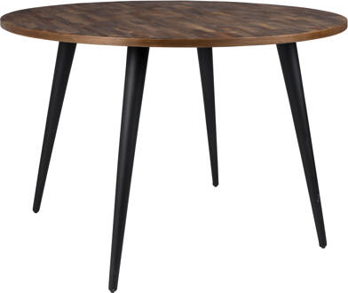 Industriële Ronde Eettafel 'Manny' 110cm