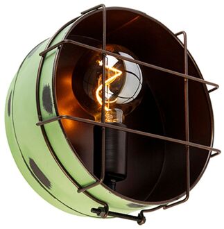 Industriële wandlamp groen 25 cm - Barril