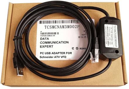 Indusub TCSMCNAM3M002P Tv Inverter/Lxm Servo Debug Programmering Kabel Voor ATV12 ATV312 ATV32 ATV61 ATV71 Serie