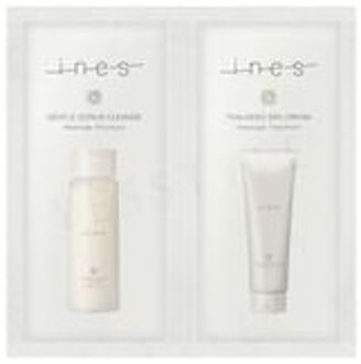 Ines Gentle Scrub Cleanse Shampoo & Thalasso Spa Cream Treatment Trial Set 15ml x 2
