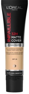 Infaillible 24H Matte Cover Foundation - 155 Natural Rose