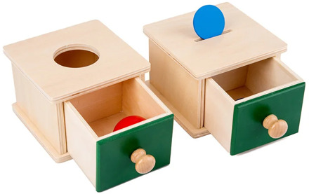 Infant & Todders Montessori Kids Toy Baby Wooden Coin Box Piggy Bank Learning Educational Preschool Training Brinquedos Juguets