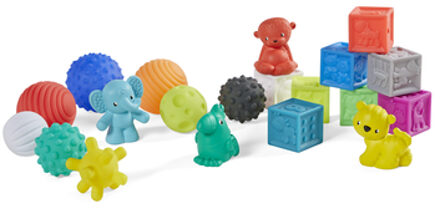 Infantino Sensorische bouwstenen, ballen & dieren Kleurrijk
