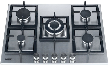 INFINITON 77MCIXG - Inox Gas plate, 5 fires, 70cm.