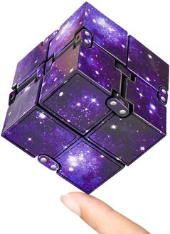 Infinity Cube Galaxy Fitget Speelgoed Bureau Fidget Antistress Hand Flip Stress Reliever Decompressie Adhd Speelgoed Voor Leeftijd 3 + 04