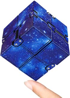 Infinity Cube Galaxy Fitget Speelgoed Bureau Fidget Antistress Hand Flip Stress Reliever Decompressie Adhd Speelgoed Voor Leeftijd 3 + 05