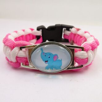 Infinity Liefde Olifant Glass Bead Armband Charm Dieren Gevlochten Armbanden Trendy Vrouwen En Mannen Sieraden heet Stamping