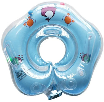 Inflatable Baby Bath Swimming Neck Float Adjustable Safety Aids Circle Baby Swimming Neck Ring Baby Swimming Accessories