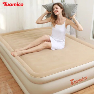 Inflatable mattress double household outdoor air cushion bed sheet people increase folding portable bed lazy inflatable bed