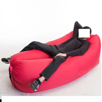 Inflatable Sofa Outdoor Beach Air Cushion Lazy Bag Car Inflatable Outdoor Chair Portable Foldable Air Bag for Lunch Break