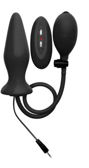 Inflatable Vibrating Silicone Plug