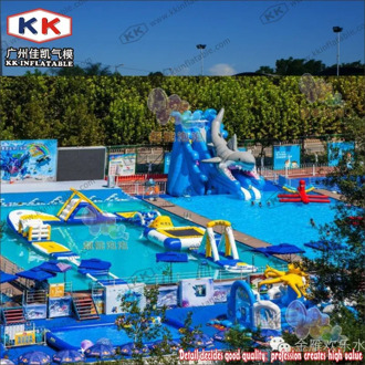 Inflatable Water Park Floating Island, Inflatable Water Playground Park