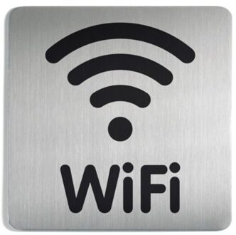 Infobord pictogram Durable 4786 vierkant wifi 150mm