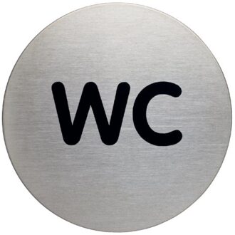 Infobord pictogram Durable 4907 wc rond 83Mm