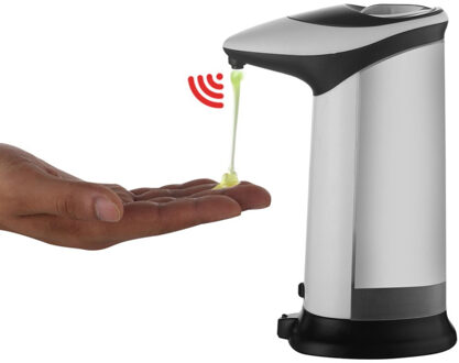 Infrarood automatische Vloeibare Zeep Dispenser Touchless ABS Auto Dispensador 420ml Smart Sensor Sanitizer Kinderen Keuken Badkamer