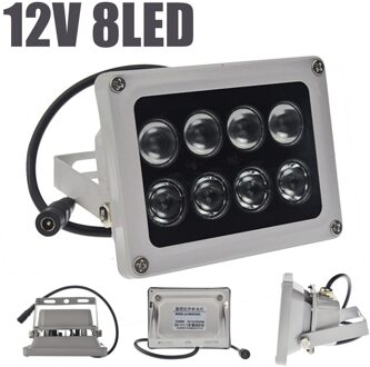 Infrarood Licht Lamp 8 Leds Ir Nachtzicht Groothoek IP65 Waterdicht Licht Vullen Voor Cctv Securiy Accessoires